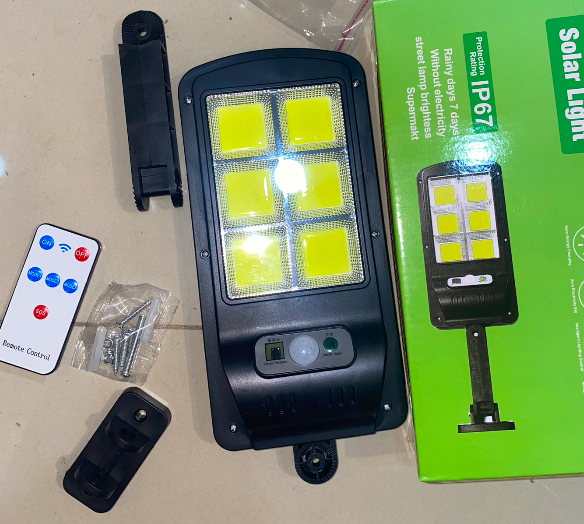 Lampara Solar Con Sensor Ip67 x2